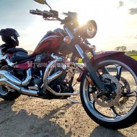 CHROME ENGINE GUARDS FOR YAMAHA RAIDER XV1900